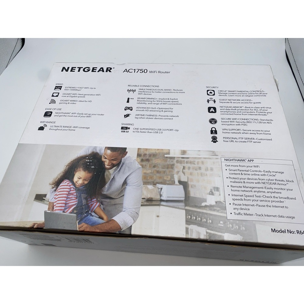 Netgear‎ AC1750 R6400v2 - Picture 5 of 11